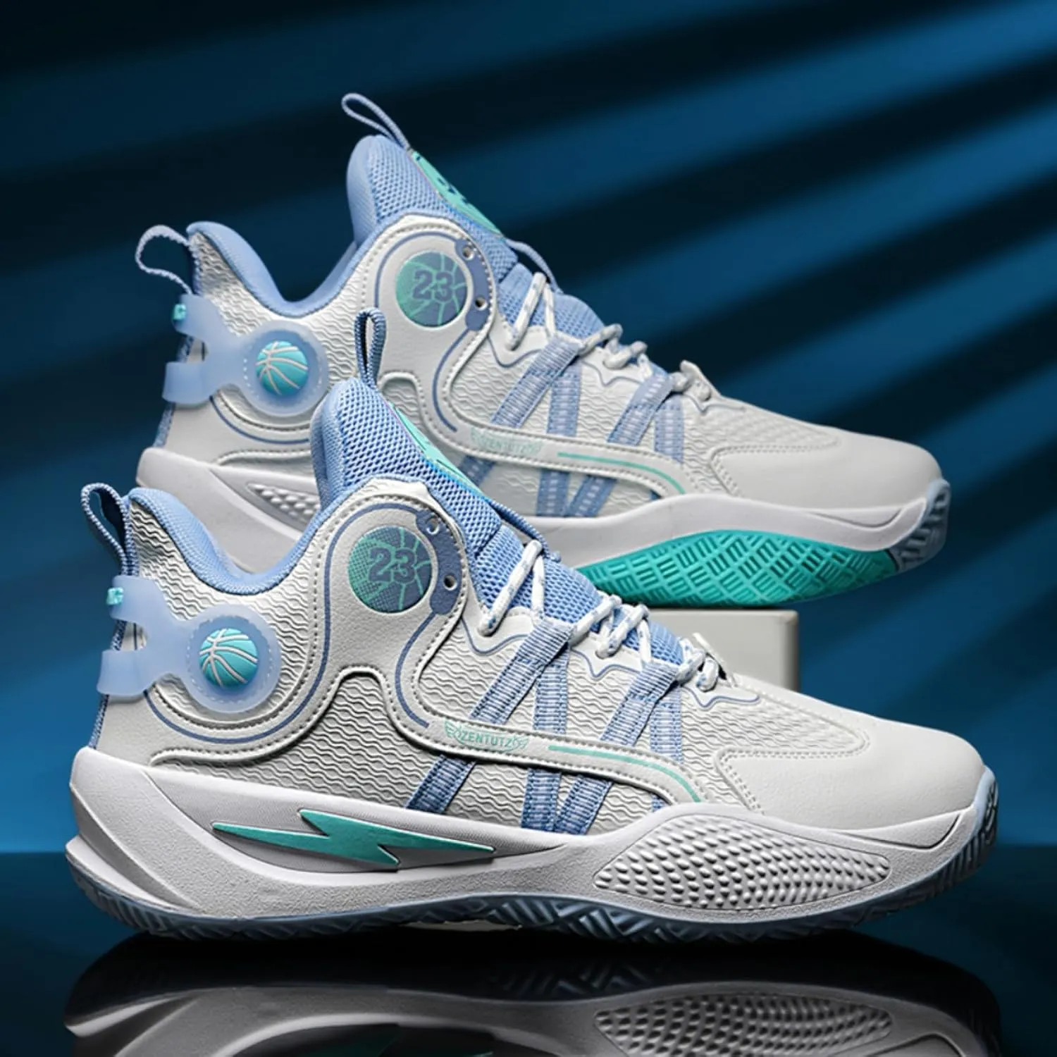 High Top Basketball Shoes for Women Lightweight Breathable Mesh Non Slip Outdoor Cushioning Workout Tennis Athletic Sneakers