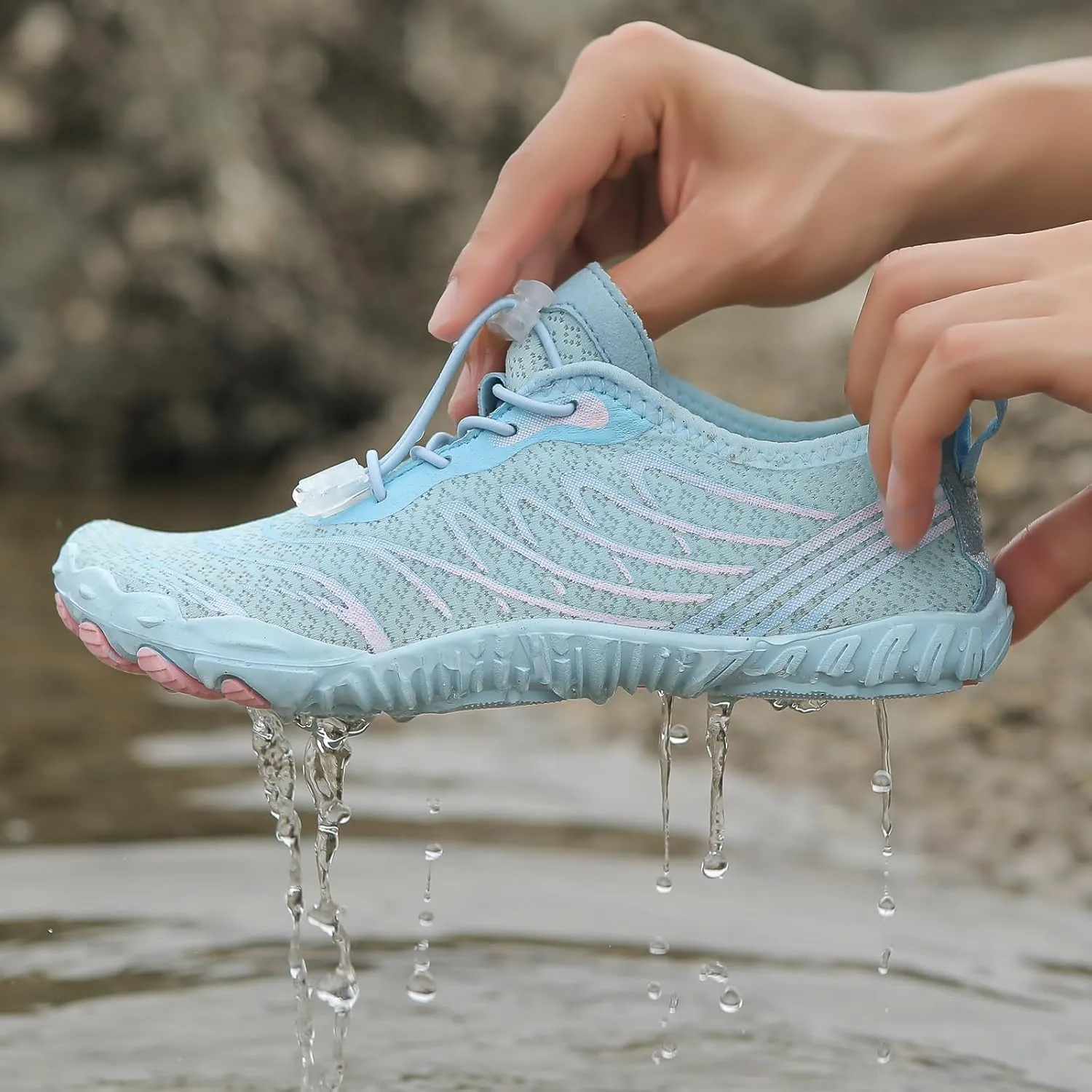 Hike Barefoot Shoes Footwear Women Men Pro Barefoot Shoes Wide Toe Box Athletic Hiking Shoes, Breathable Non-Slip Quick Dry Trail Running Shoes
