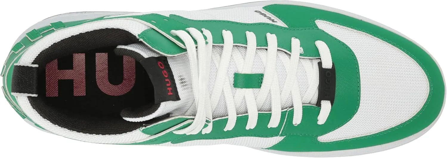 HUGO Men's Chunky High Top Leather Sneakers