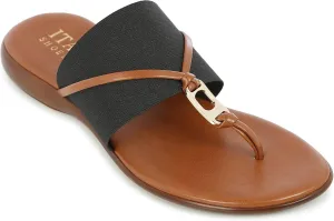 ITALIAN Shoemakers Womens Callisto Sandals 7 Black
