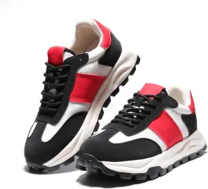 IXU Womens Sneakers Fashion Lightweight Tennis Sneakers for Women Fashion Walking Leather Suede Lace Up Non-Slip Casual Womens Shoes Comfortable Shoes