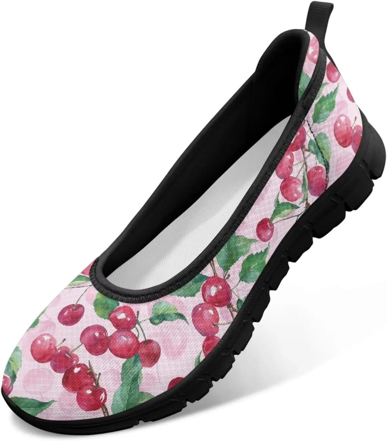Jeiento Casual Slip On Loafers for Women Lady Mesh Tennis Shoes Breathable Light Weight Low Top Round Toe Walking Sneakers