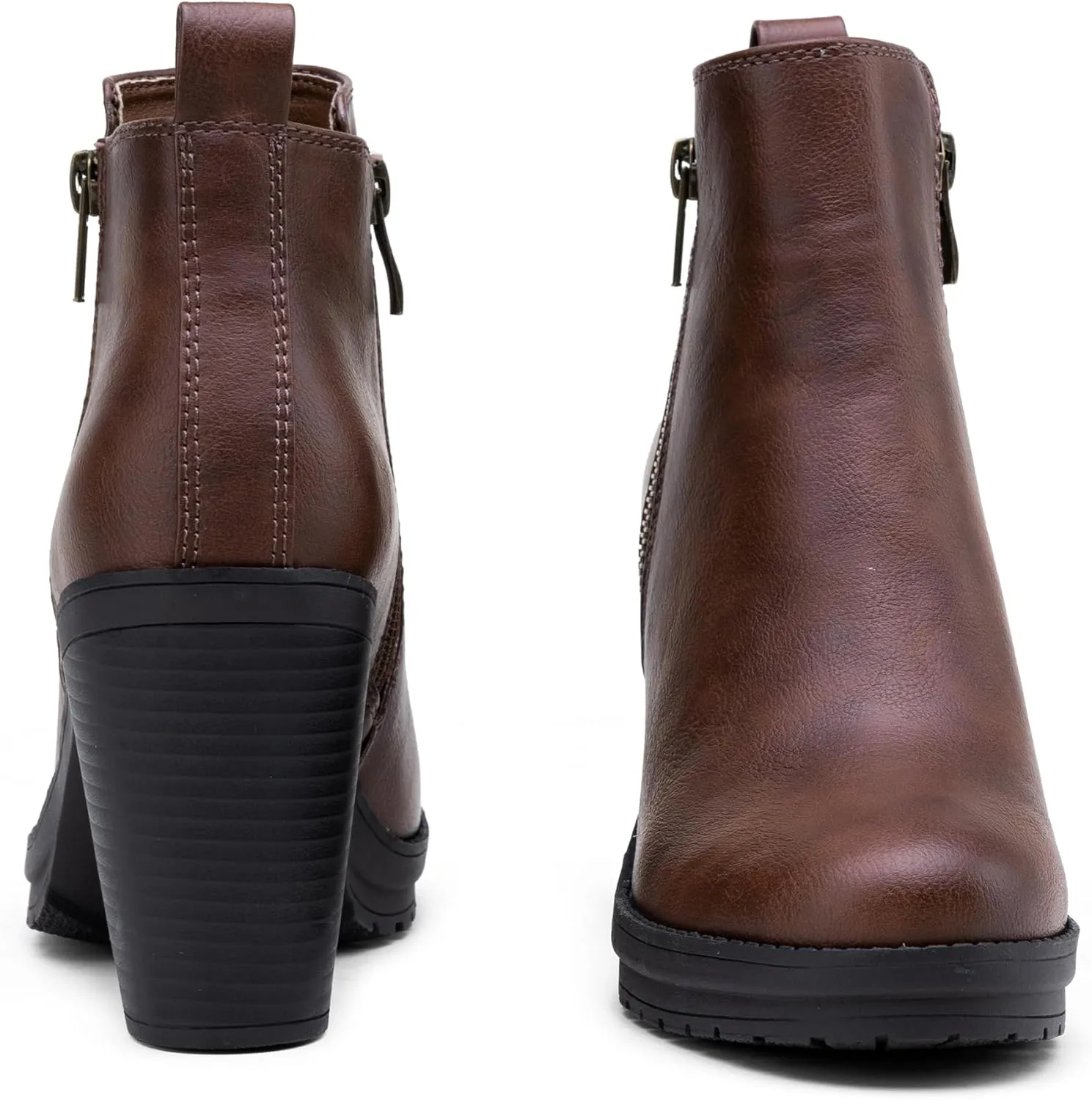 Jeossy Women's 9676 Ankle Booties Platform Chunky Heel Boots