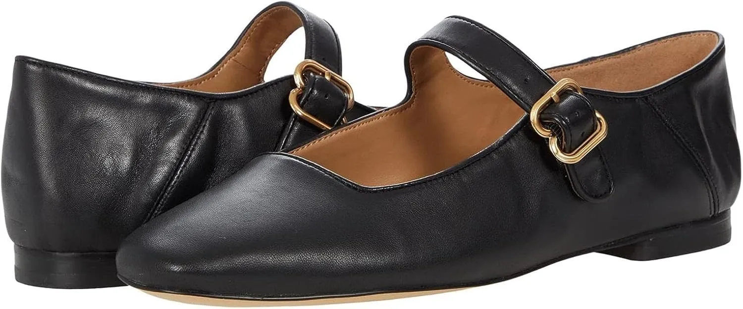 JORISTIMO Women's Elegant Strappy Ballet Flats Elaborate 2024 New Single Shoes Square Toe Minimalist Ankle Strap Basical Classical Escarpin