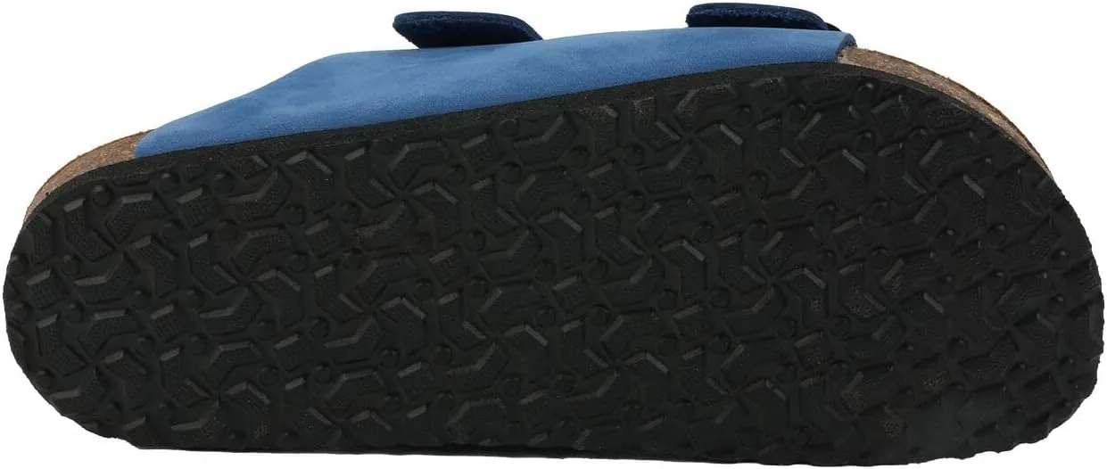 Kids' 100% Genuine Leather Sandals - Comfortable Smart Foam Footbed, Adjustable Straps, Durable Non-Slip Sole and Stylish