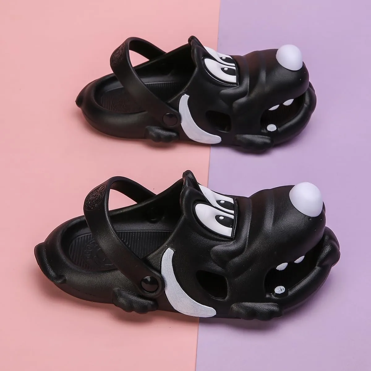 Kids Clogs Boys Girls Cute Cartoon Dog Sandals Slip-On Slippers Slides Shoes(Toddler/Little Kid/Big Kid)