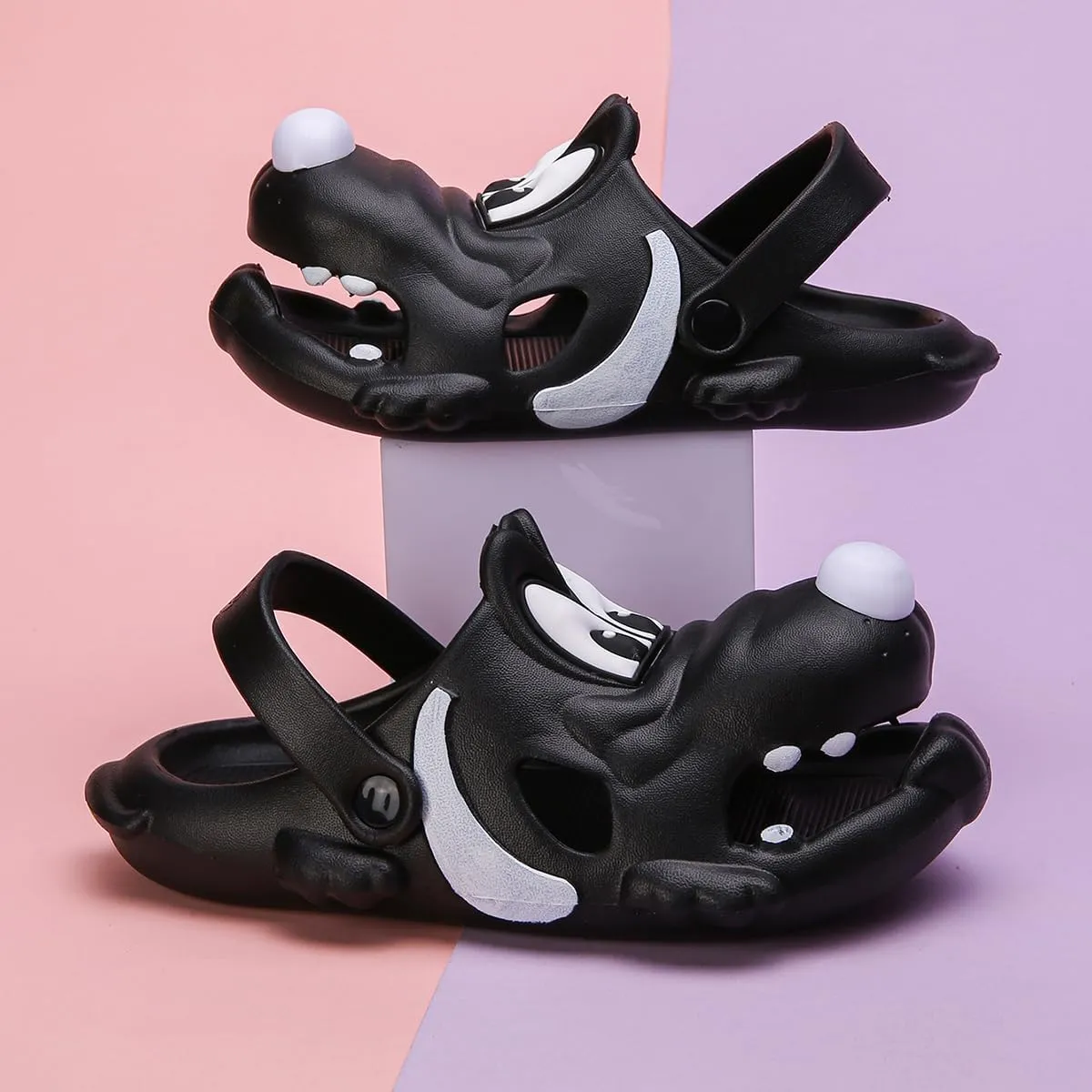 Kids Clogs Boys Girls Cute Cartoon Dog Sandals Slip-On Slippers Slides Shoes(Toddler/Little Kid/Big Kid)