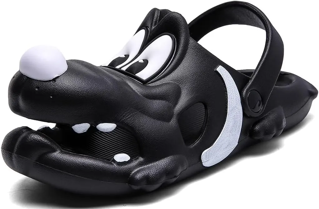 Kids Clogs Boys Girls Cute Cartoon Dog Sandals Slip-On Slippers Slides Shoes(Toddler/Little Kid/Big Kid)