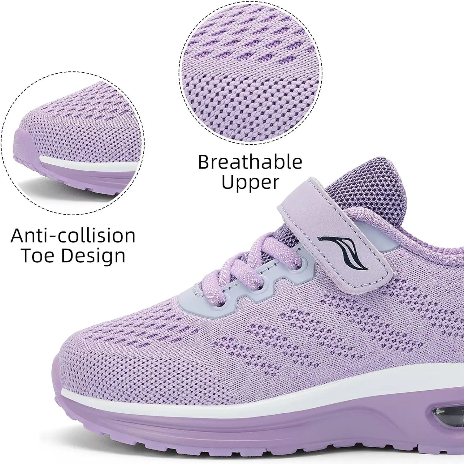 Lamincoa Toddler/Little Kids Boys Girls Lightweight Sneakers Unisex-Child Air Running Non-Slip Athletic Tennis Shoes