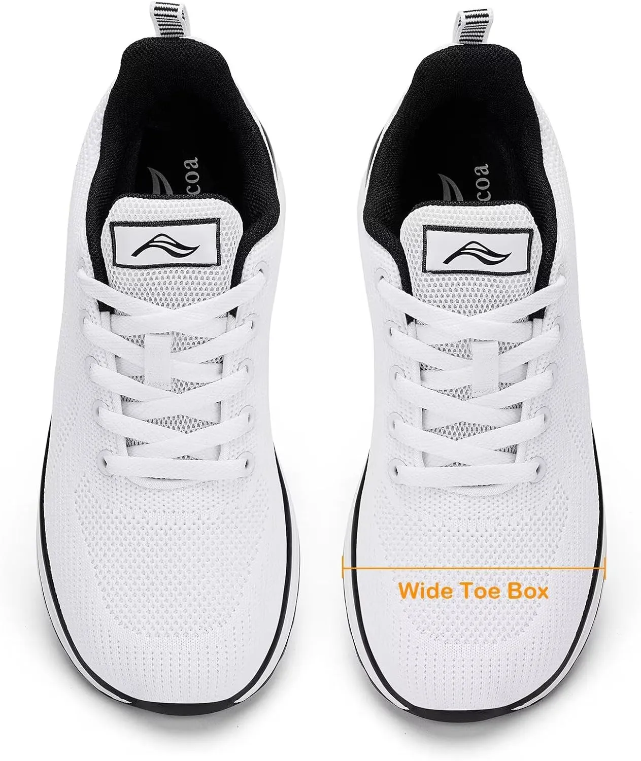 Lamincoa Women's Wide Toe Box Sneakers Wide Road Running Shoes Athletic Tennis Shoes for Women