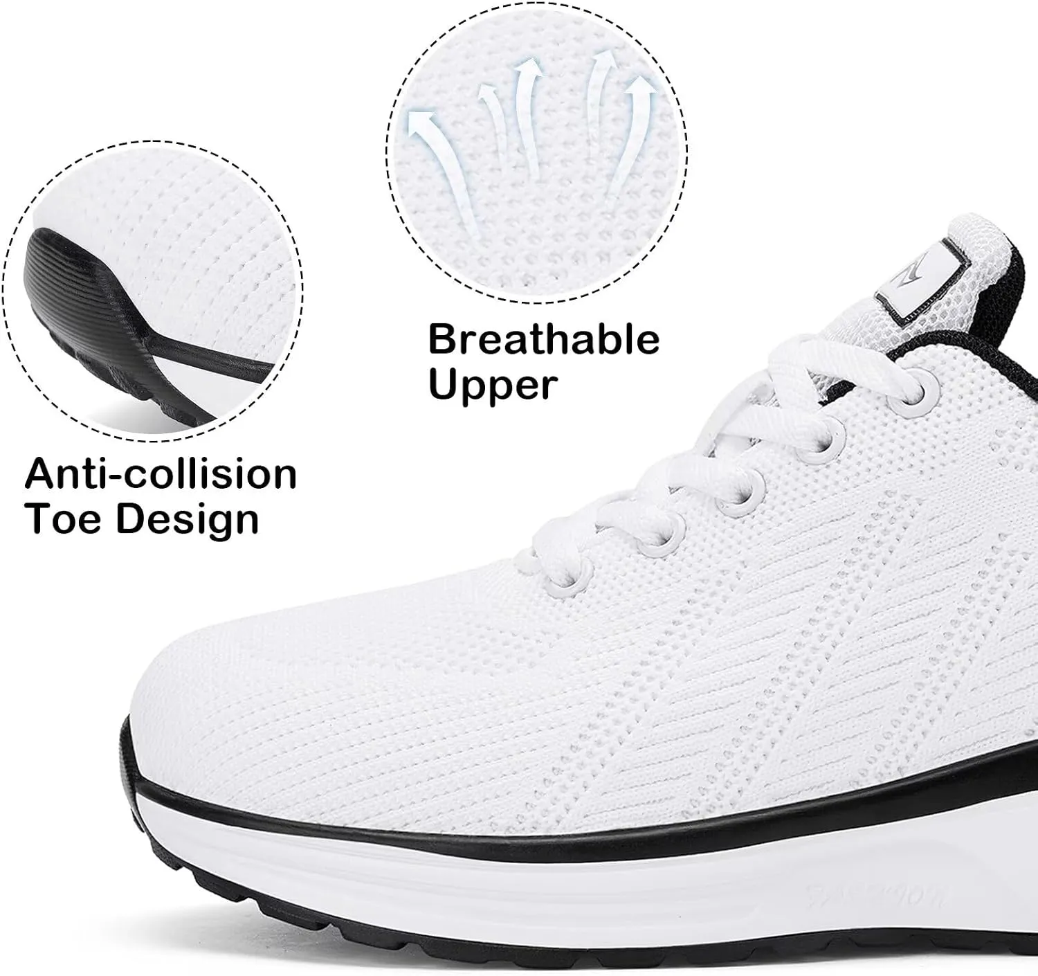 Lamincoa Women's Wide Toe Box Sneakers Wide Road Running Shoes Athletic Tennis Shoes for Women