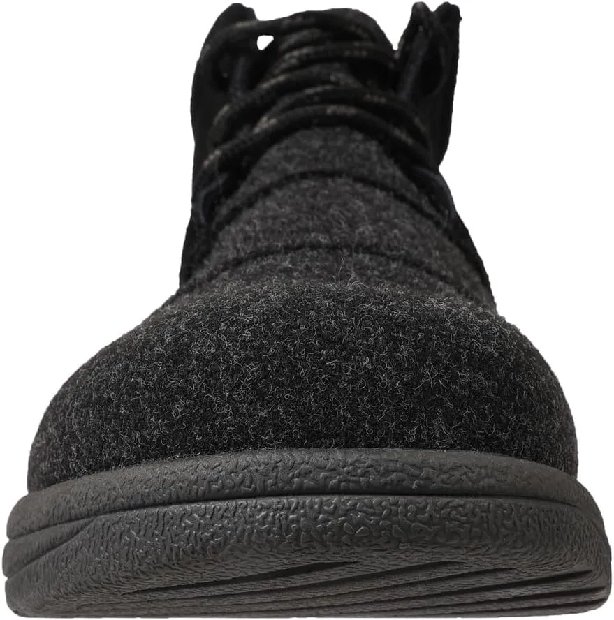 Lamo Men's Koen Shoes for Men – 100% Suede Lightweight Sneakers with Faux Boiled Wool & Premium Suede Upper, Cushioned Multi-Spandex Footbed, LITE EVA Outsole