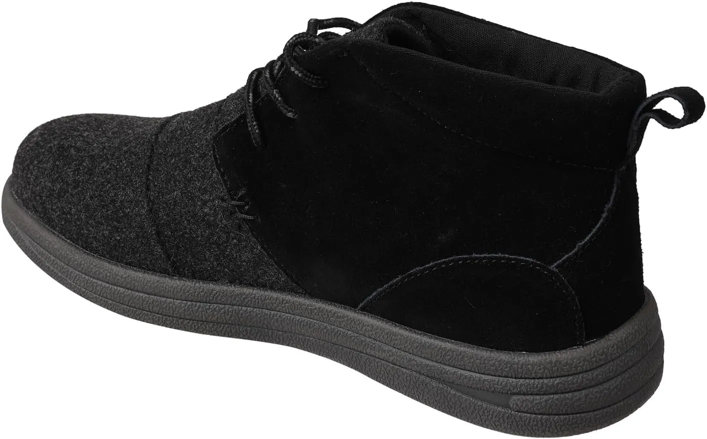 Lamo Men's Koen Shoes for Men – 100% Suede Lightweight Sneakers with Faux Boiled Wool & Premium Suede Upper, Cushioned Multi-Spandex Footbed, LITE EVA Outsole
