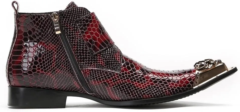 Men Ankle Boots Party Holiday Business For Club The First Layer Of Cowhide Genuine Pure Leather