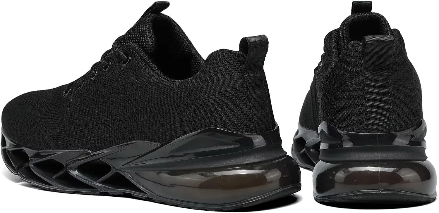 Mens Air Cushion Running Shoes Non Slip Fashion Sport Gym Jogging Tennis Fitness Blade Sneakers Walking Tennis Basketball