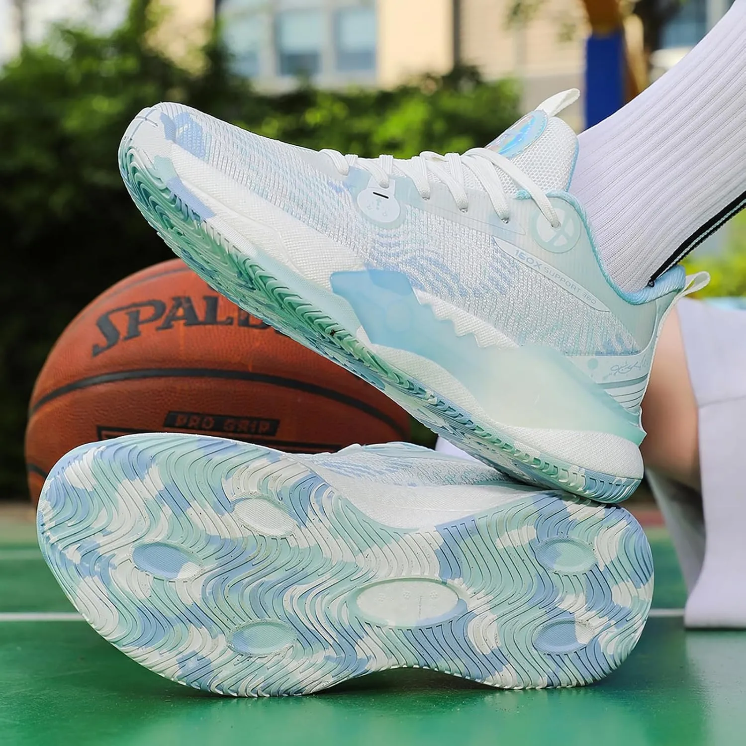 Mens Basketball Shoes Fashion Sneakers Athletic Comfortable Breathable Leightweight Lace-Up Outdoor Non Slip Sport Shoe