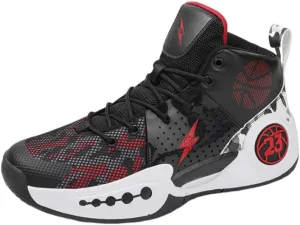 Men's Fashion Basketball Shoes – Lightweight, Breathable Lace-Up Sneakers with Non-Slip Sole for Indoor/Outdoor Play & Casual Wear