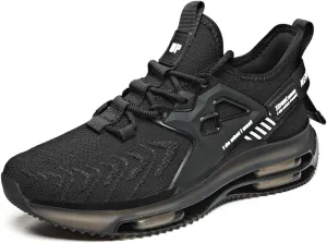 Men's High - end Walking, Double - air Cushion Running Shoes, Lightweight Workout Shoes, Breathable Mesh Fashion Casual Sneakers