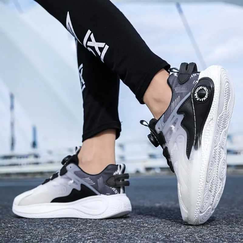 Men's Road-Running-Shoes Walking Fashion Athletic Sneakers Working Gym Comfortable Breathable Mesh Soft Sole Shoes