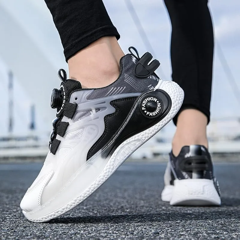 Men's Road-Running-Shoes Walking Fashion Athletic Sneakers Working Gym Comfortable Breathable Mesh Soft Sole Shoes