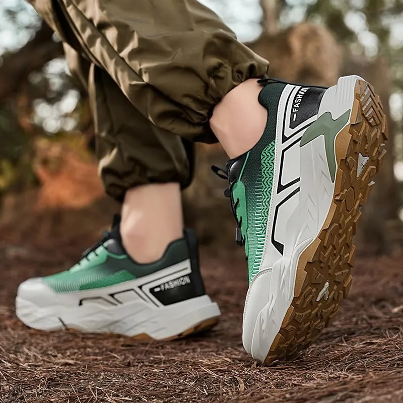 Men's Running Shoes, Non Slip, Breathable, Lightweight Fashion Sneakers, Slip Resistant Athletic Sports Walking Gym Work Shoes