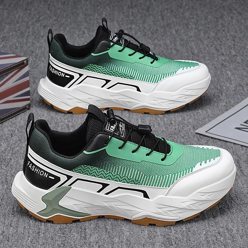 Men's Running Shoes, Non Slip, Breathable, Lightweight Fashion Sneakers, Slip Resistant Athletic Sports Walking Gym Work Shoes