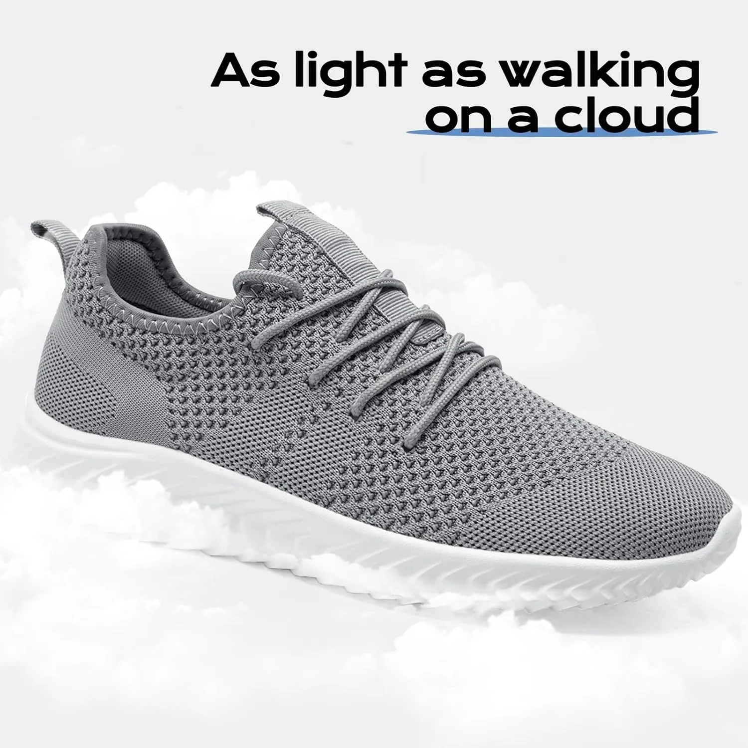 Mens Running Shoes Tennis Walking Gym Workout Slip On Athletic Fashion Sneakers Sports Shoes
