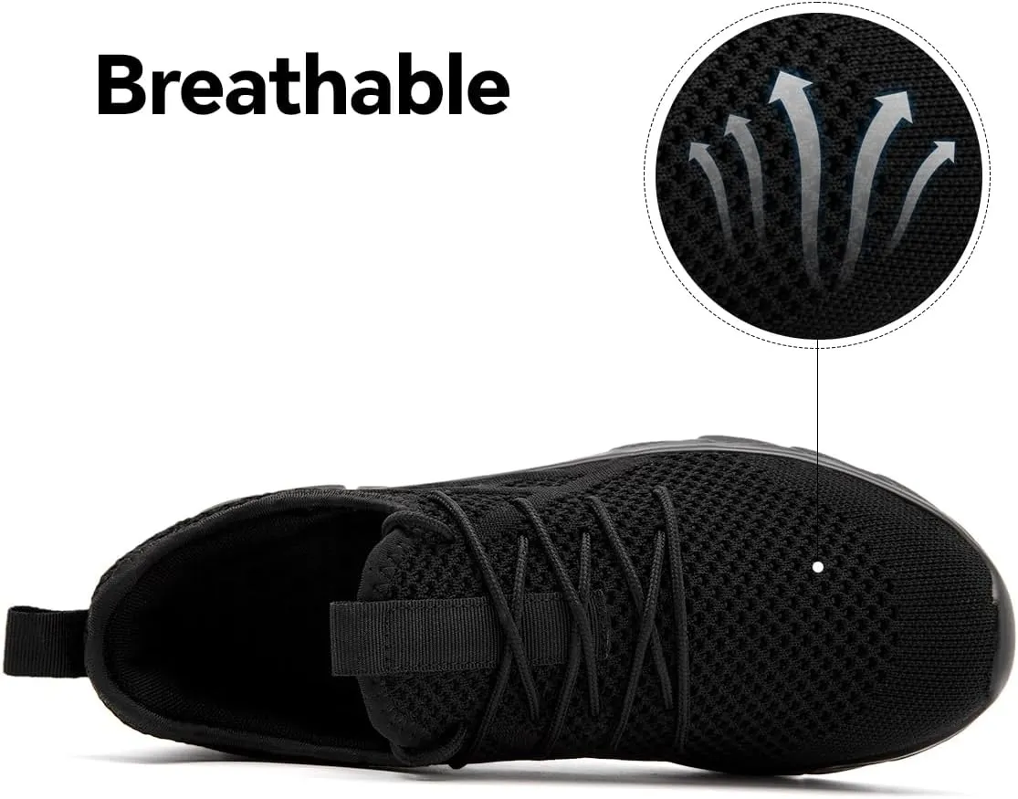 Men's Shoes Running Walking Tennis Sneakers Fashion Casual Slip on Gym Lightweight Breathable Athletic Workout Shoes for Men Sports