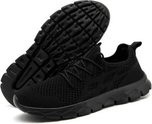 Men's Shoes Running Walking Tennis Sneakers Fashion Casual Slip on Gym Lightweight Breathable Athletic Workout Shoes for Men Sports