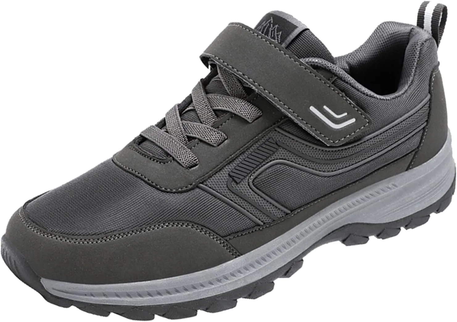 Mens Sneakers Wide Trails Hiking Shoes Slip on Walking Shoes Trekking Hiking Sneakers Wide Width Tennis Shoes