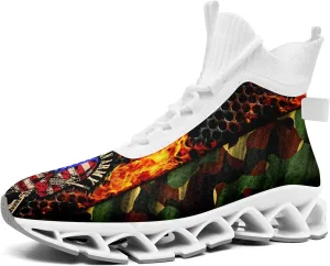 Men's Walking Running Shoes Fashion Sneakers Lightweight Breathable Slip On Athletic Trainer Women Tennis Shoes