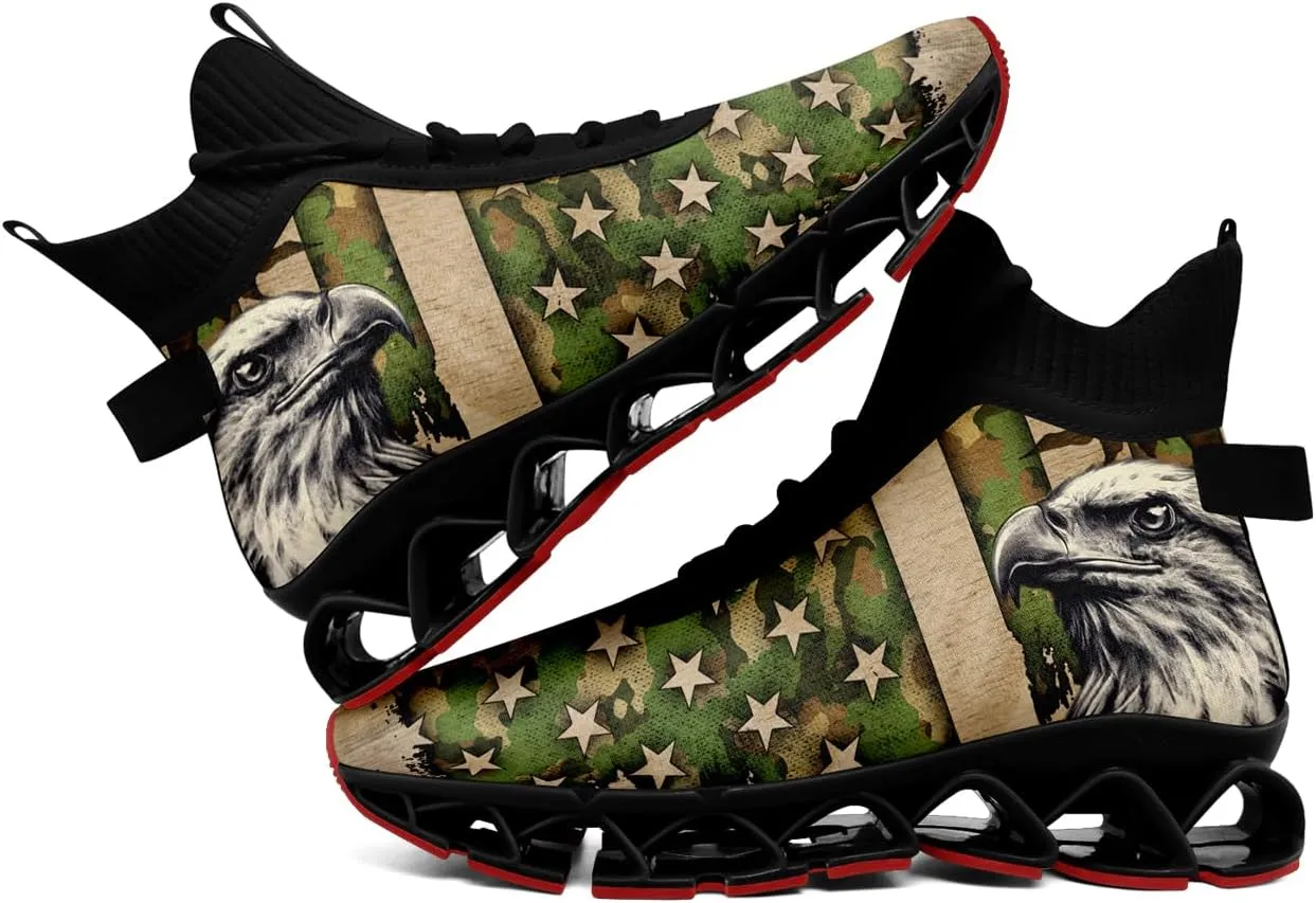 Men's Walking Running Shoes Fashion Sneakers Lightweight Breathable Slip On Athletic Trainer Women Tennis Shoes