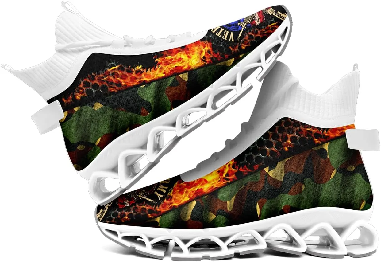 Men's Walking Running Shoes Fashion Sneakers Lightweight Breathable Slip On Athletic Trainer Women Tennis Shoes