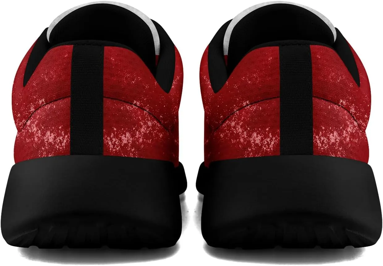 Mexican Flag Road Running Shoes for Men Women, Comfortable and Breathable Teachers Sneakers with Mexico Iconic Design