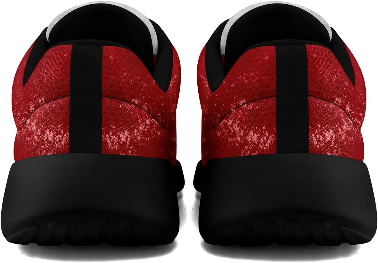 Mexican Flag Road Running Shoes for Men Women, Comfortable and Breathable Teachers Sneakers with Mexico Iconic Design