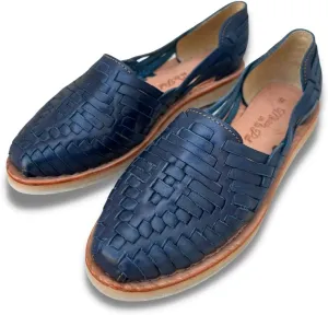 Mexico en la Piel Leather Huarache Sandals. Comfortable Flats For Woman.