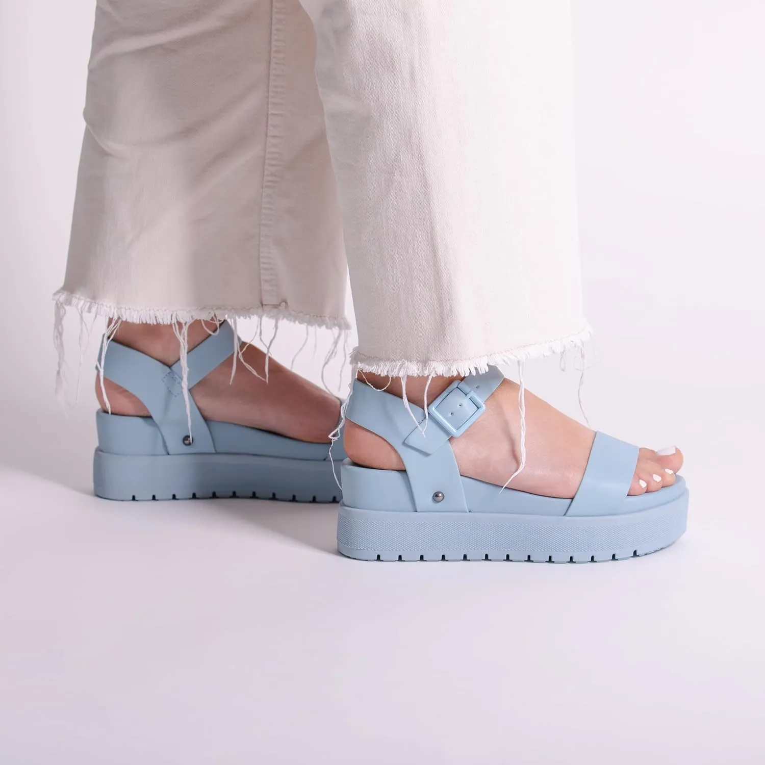 MIA Shoes Kayci Women's Ankle Strap Platform Sandals