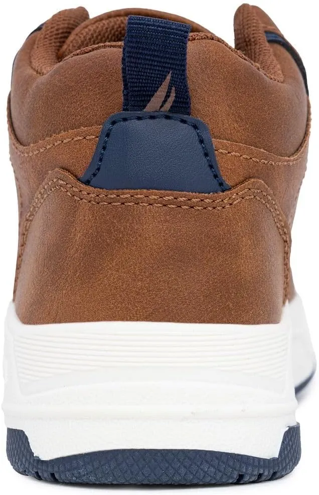 Nautica Kids Sneaker: Lace-Up Fashion Shoe with Boot-Like High Top Design for Boys and Girls (Big Kid/Little Kid Sizes) - Horizon