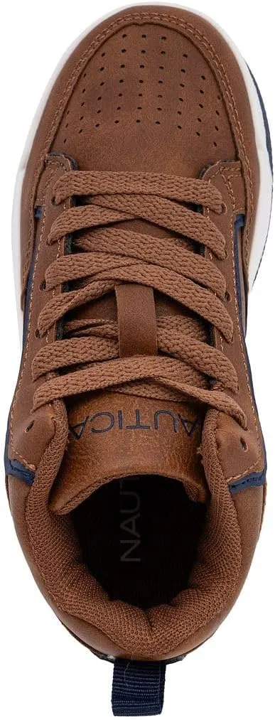 Nautica Kids Sneaker: Lace-Up Fashion Shoe with Boot-Like High Top Design for Boys and Girls (Big Kid/Little Kid Sizes) - Horizon