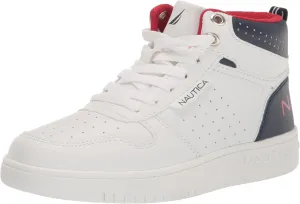 Nautica Kids Sneaker: Lace-Up Fashion Shoe with Boot-Like High Top Design for Boys and Girls (Big Kid/Little Kid Sizes) - Horizon