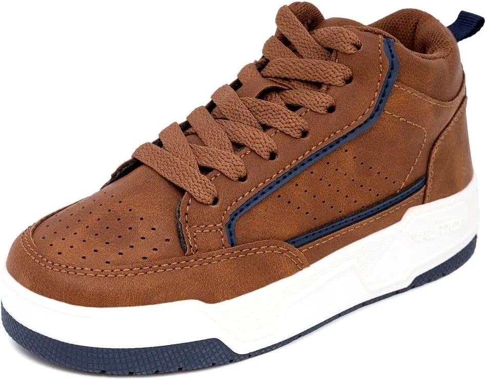 Nautica Kids Sneaker: Lace-Up Fashion Shoe with Boot-Like High Top Design for Boys and Girls (Big Kid/Little Kid Sizes) - Horizon