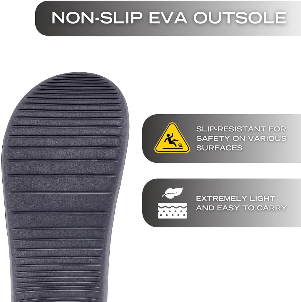 Nautica Men's Athletic Slides Sport Shower Sandals for Indoor & Outdoor - Lightweight, Durable and Comfortable