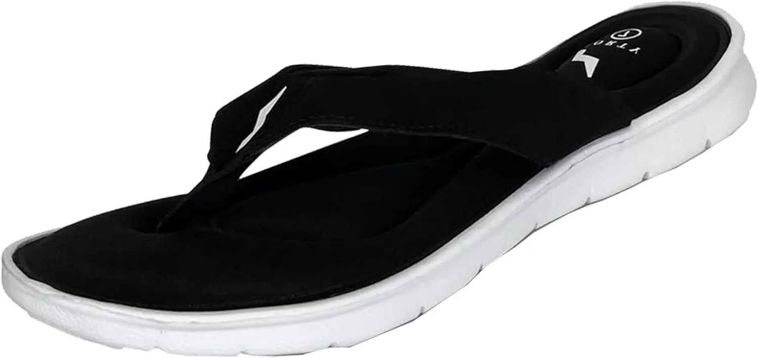 NORTY - Womens Memory Foam Footbed Sandals - Beach, Pool, Shower - Runs 1 Size Small
