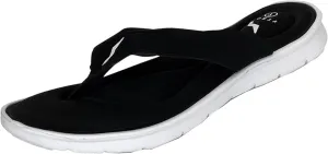 NORTY - Womens Memory Foam Footbed Sandals - Beach, Pool, Shower - Runs 1 Size Small