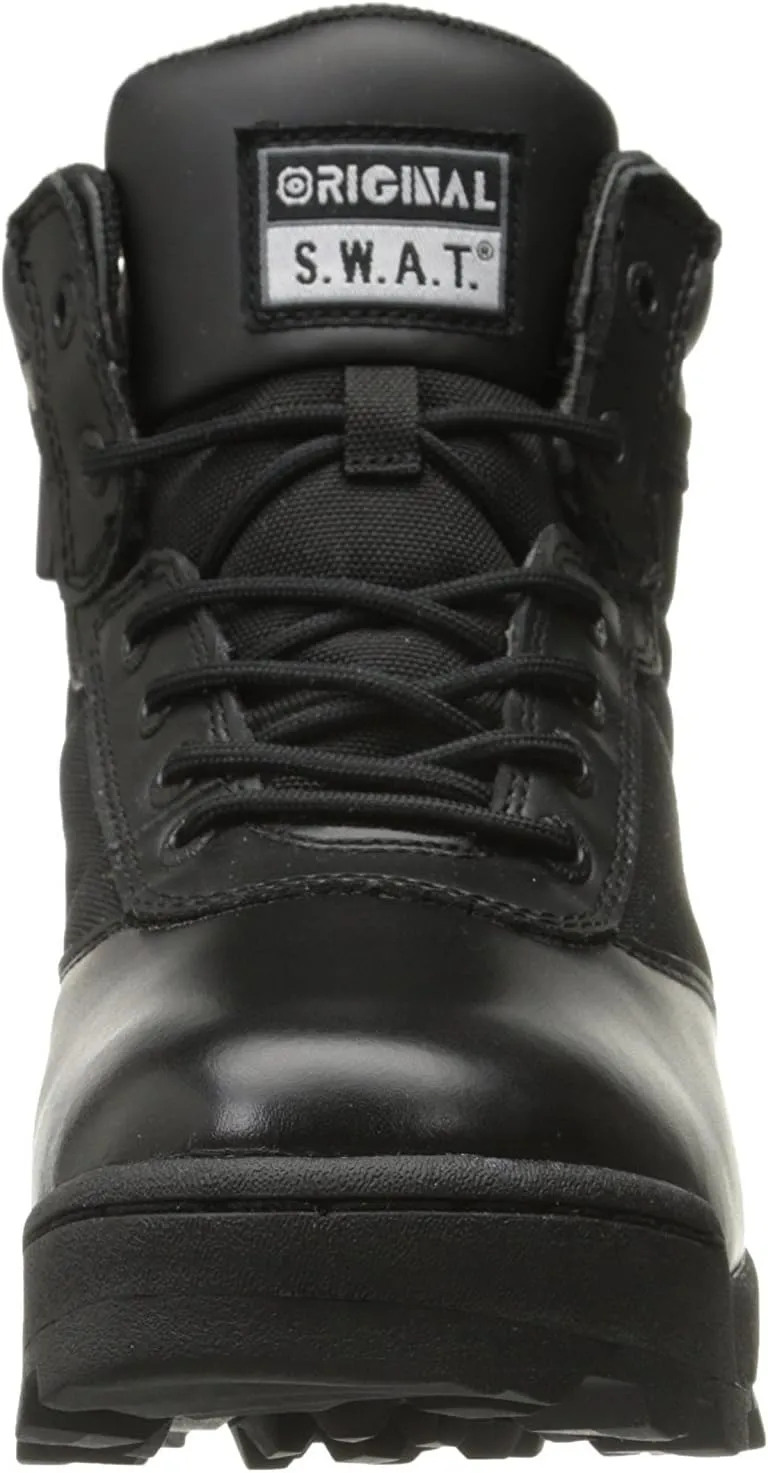 Original S.W.A.T. Classic 6" Side Zip - Unisex Boots - Leather Upper - Removable EVA Insole - Padded Tongue