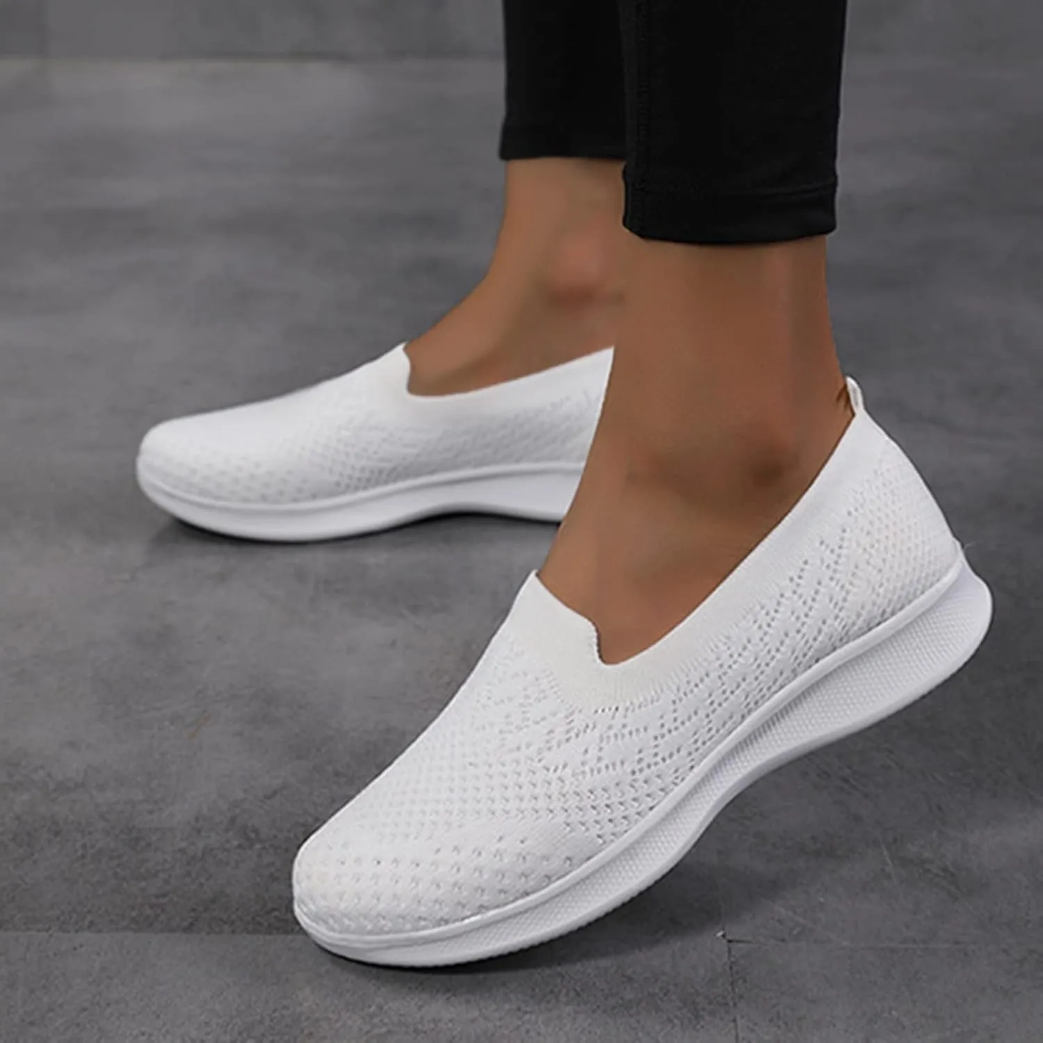 Orthopedic Shoes for Women Sneakers Lightweight Running Casual Shoes for Running Slip on Sneakers Flat Walking Shoes