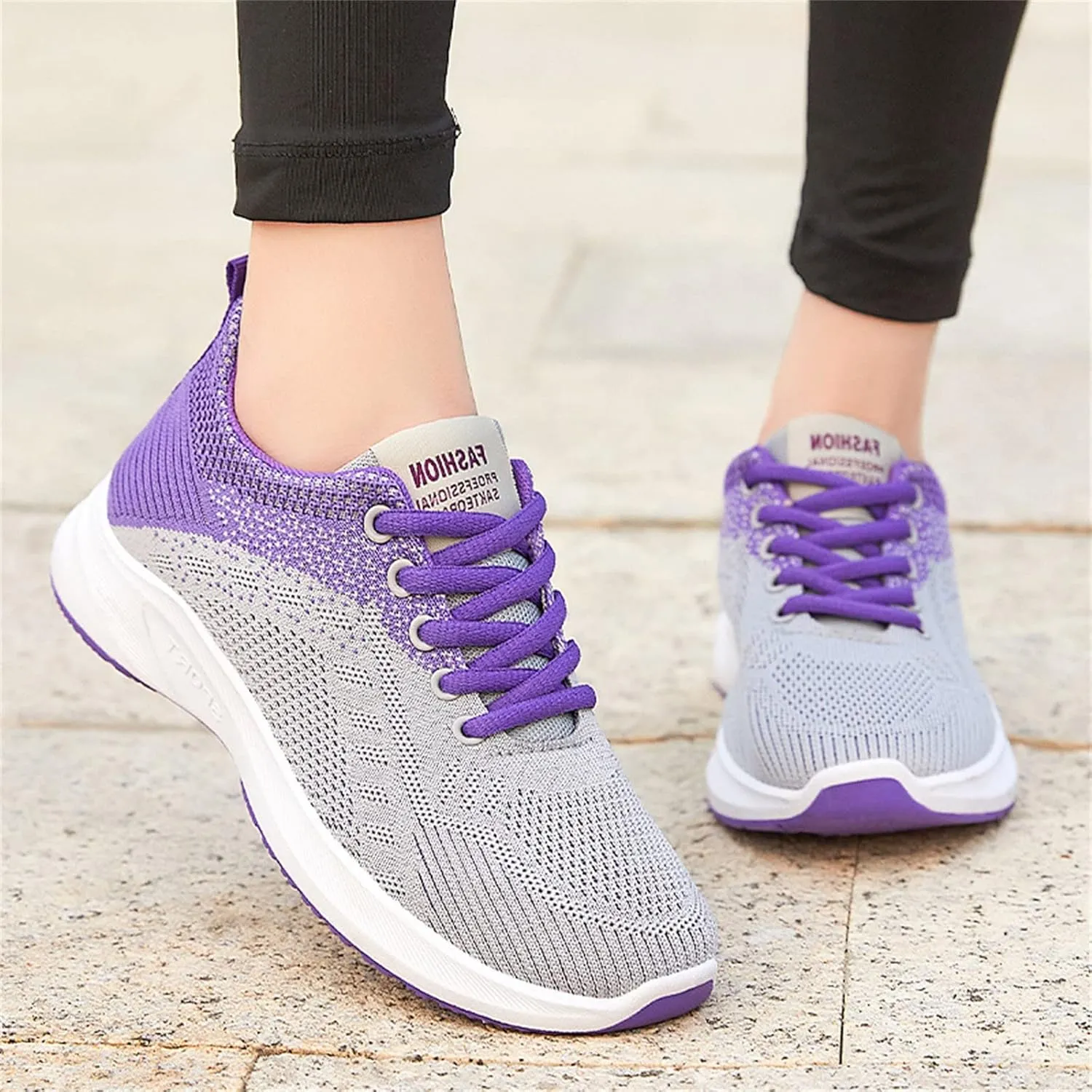 Orthopedic Shoes for Women Wide Width Toe Box Shoes Arch Support Walking Shoes Plantar Fasciitis Tennis Sneakers