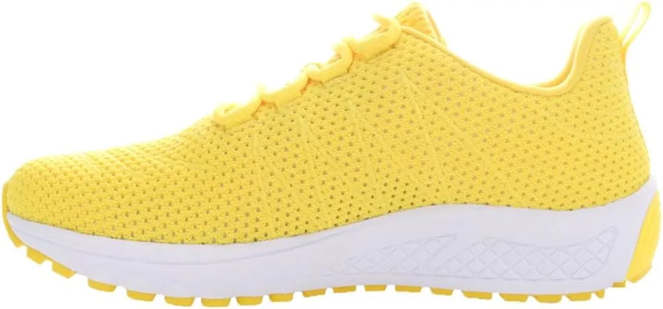 Propet Womens Tour Knit Walking Sneakers Shoes Casual - Off White