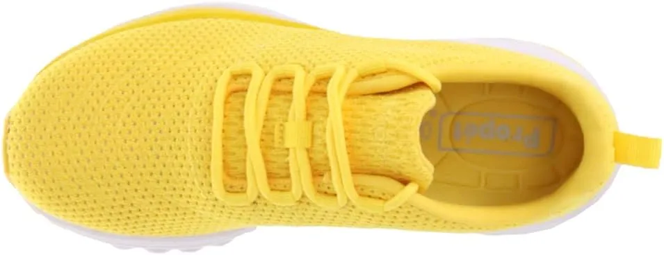 Propet Womens Tour Knit Walking Sneakers Shoes Casual - Off White