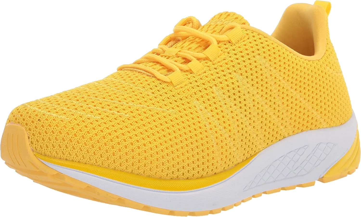 Propet Womens Tour Knit Walking Sneakers Shoes Casual - Off White